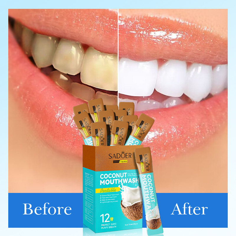 SADOER coconut Fruit Extract Mouthwash for cleaning teeth and refreshing the mouth, cross-border export wholesale Item Picture