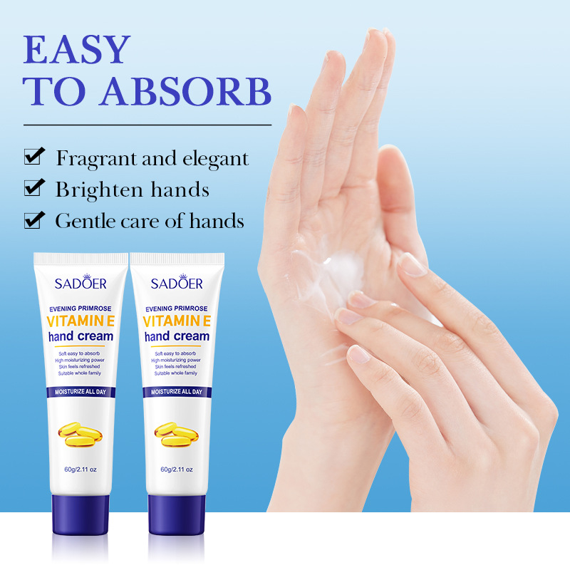 SADOER Evening primrose Vitamin E Hand Cream, hydrating and anti-cracking hand cream, cross-border export wholesale details Picture