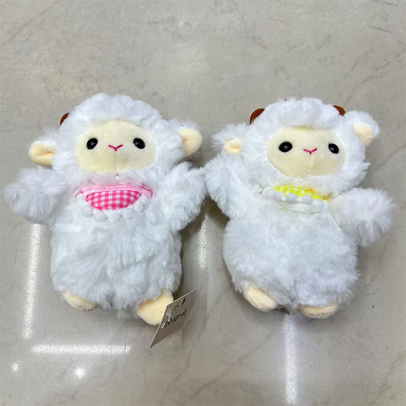 Scarves, Little Sheep Anthropomorphic Plush Toys, Cultural And Creative Souvenirs, Creative Dolls, Cartoon Peripheral Pendants, Plush Toy Pendants, Keychains, Cloth Puppet Pendants, Cute Decorative Gifts, Claw Machine Factory Direct Sales details Picture