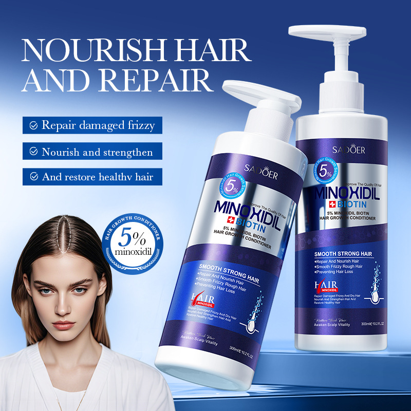Full English Sadoer 5% Minoxidil biotin Hair Growth Conditioner Hair Mask Cross-border export full figure