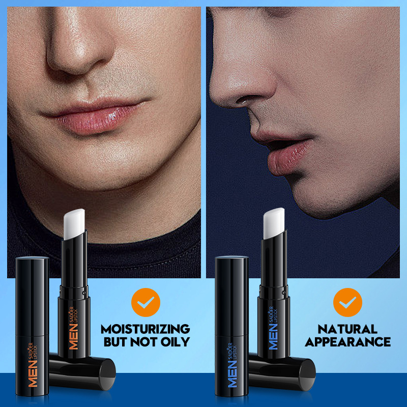 All-english SADOER men's Horn Carp Vaseline Lipstick for autumn and winter to improve dryness, cross-border wholesale Specification drawing