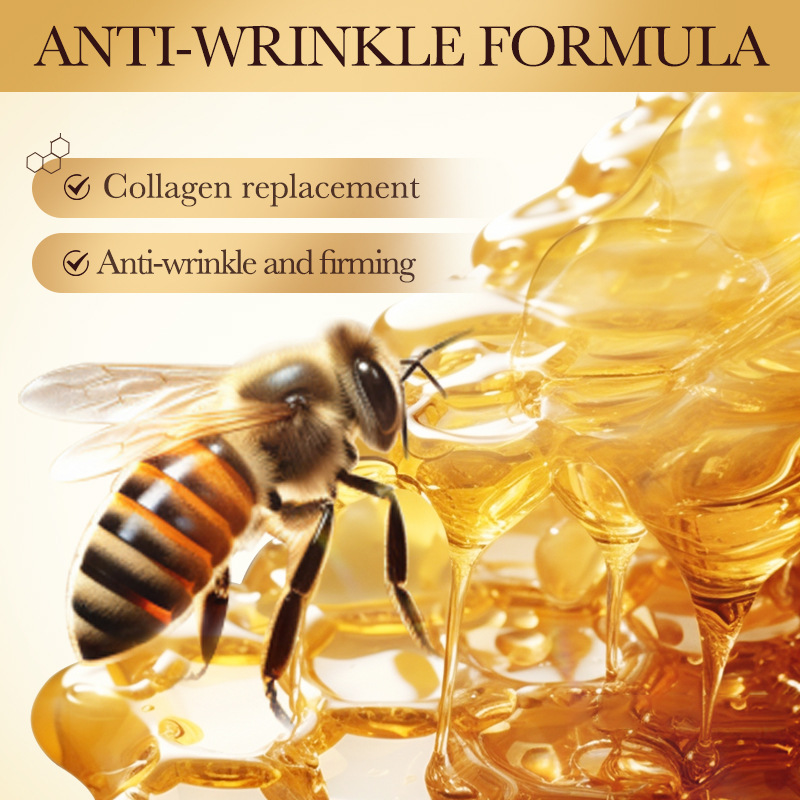 Cross-border export wholesale of SADOER bee Venom anti-wrinkle, Firming and Nourishing six-piece skincare set Specification drawing