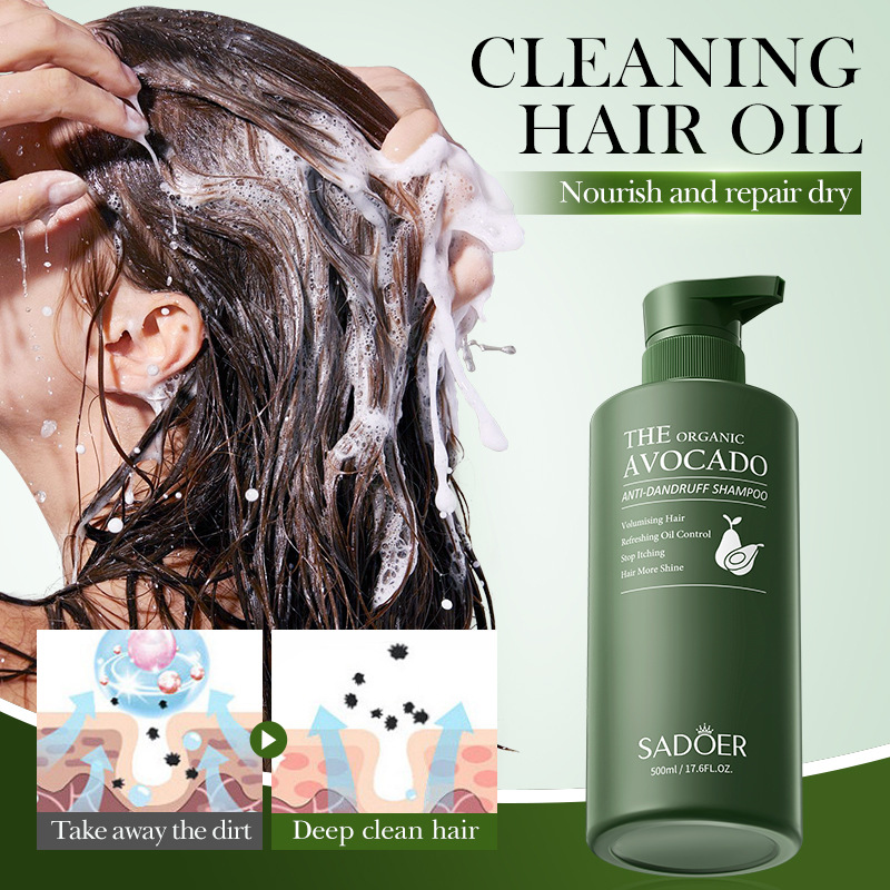 Cross-border wholesale of SADOER avocado Nicotinamide Brightening Body Lotion and Shampoo in full English Specification drawing