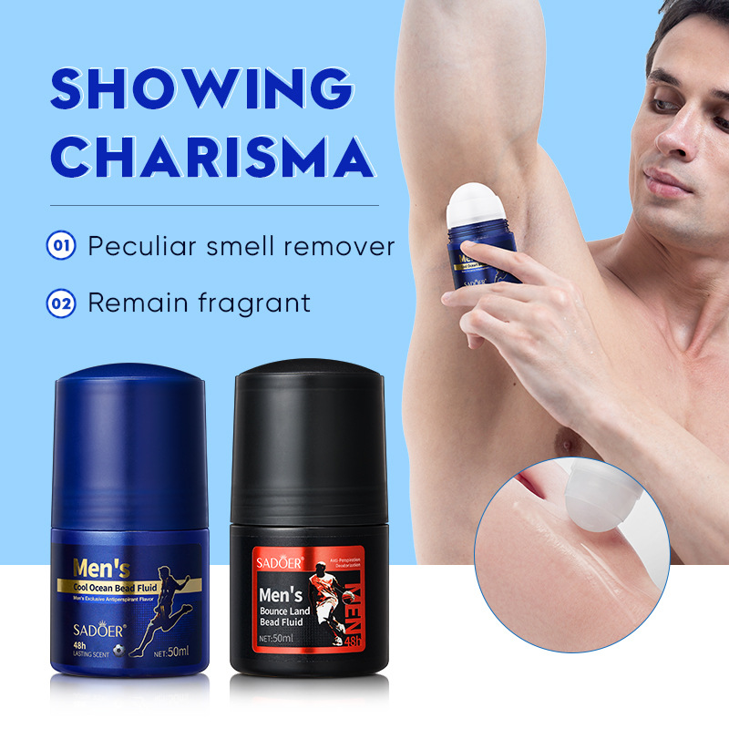 All-english SADOER Dynamic Earth Rolling Ball Body Lotion, Antiperspirant Portable Rolling ball cross-border export wholesale Specification drawing