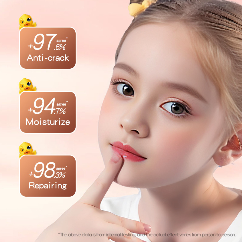 All-english SADOER children's calendula anti-Cracking Moisturizing Lip Balm Cross-border export wholesale Specification drawing