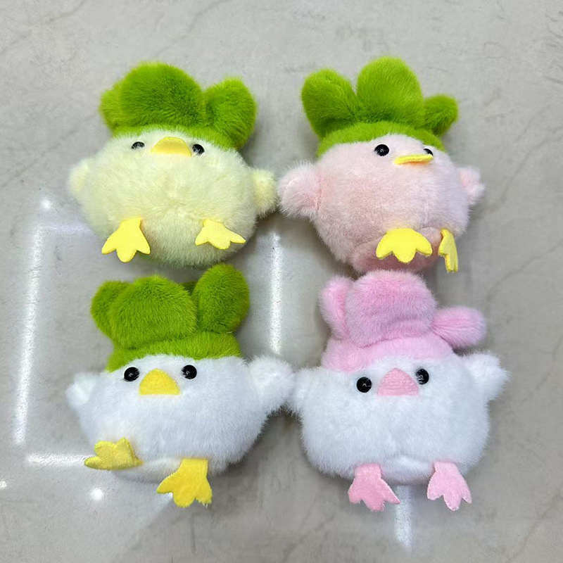 Garlic Bird souvenirs, cultural tourism and creative products, plush toys, anthropomorphic animal creative dolls, cartoon peripheral pendants, plush toy pendants, keychains, cloth doll pendants, cute decorative gifts, claw machine factory direct sales details Picture