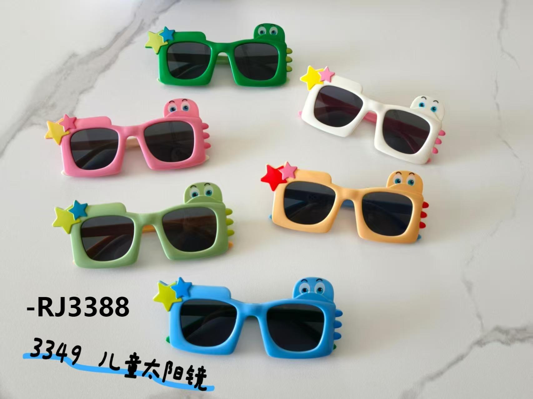 New cartoon dinosaur children's sunglasses for boys, UV protection, baby glasses, toys and girls