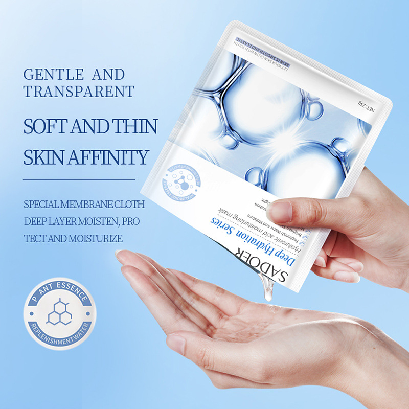 Cross-border export wholesale of all-English SADOER plant-based Facial mask set hydrating and nourishing mask Item Picture