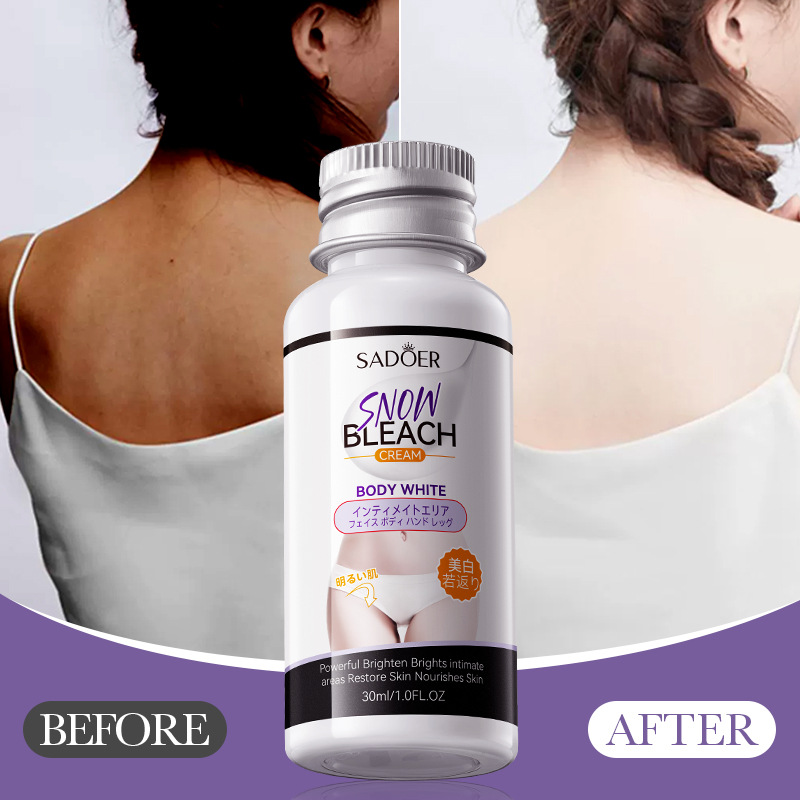 SADOER's all-English whitening and whitening Cream for brightening the body is a universal body lotion for cross-border export wholesale Specification drawing
