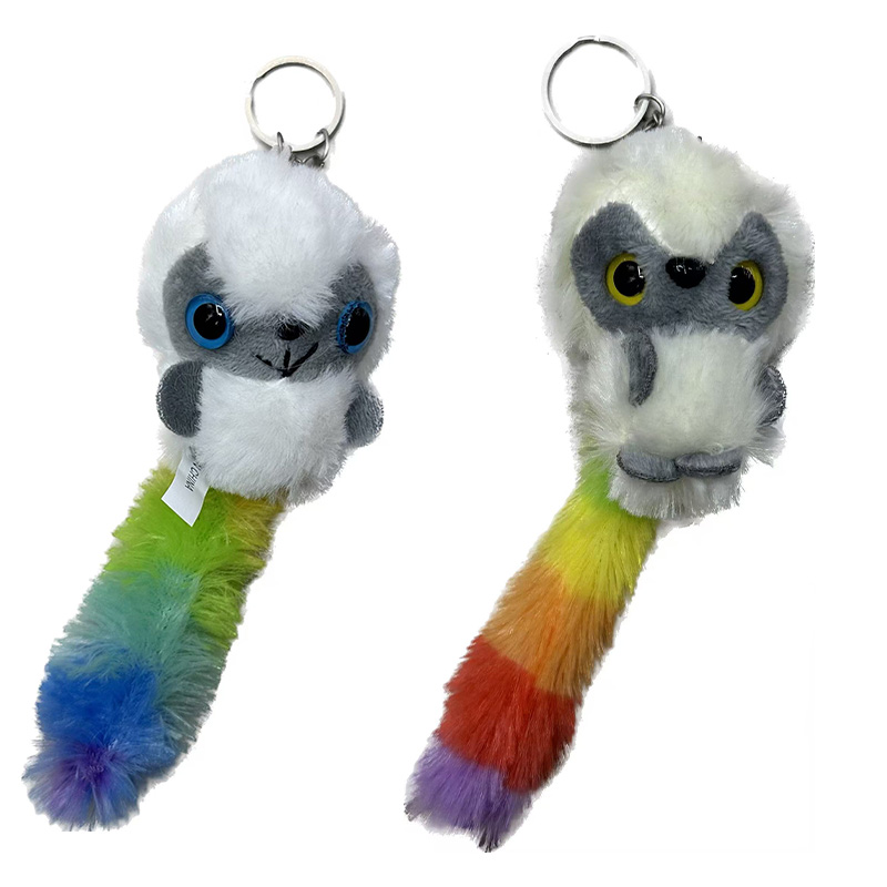 Crazy Monkey Plush Toys, Colorful Animals, Anthropomorphic Monkeys, Creative Dolls, Cartoon Accessories, Plush Figurines, Keychains, Cloth Dolls, Cute Decorations, Gifts, Claw Machine Factory Direct Sales Item Picture