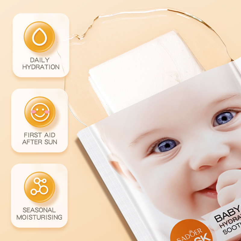 SADOER Baby Skin Moisturizing and Radiant Facial mask cross-border export wholesale Specification drawing