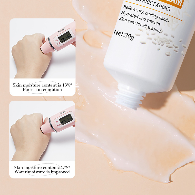 BIOAOUA Boquanya Rice Puree Hand Cream Moisturizing and Anti-Cracking Hand Cream Cross-border export wholesale Application Scenario