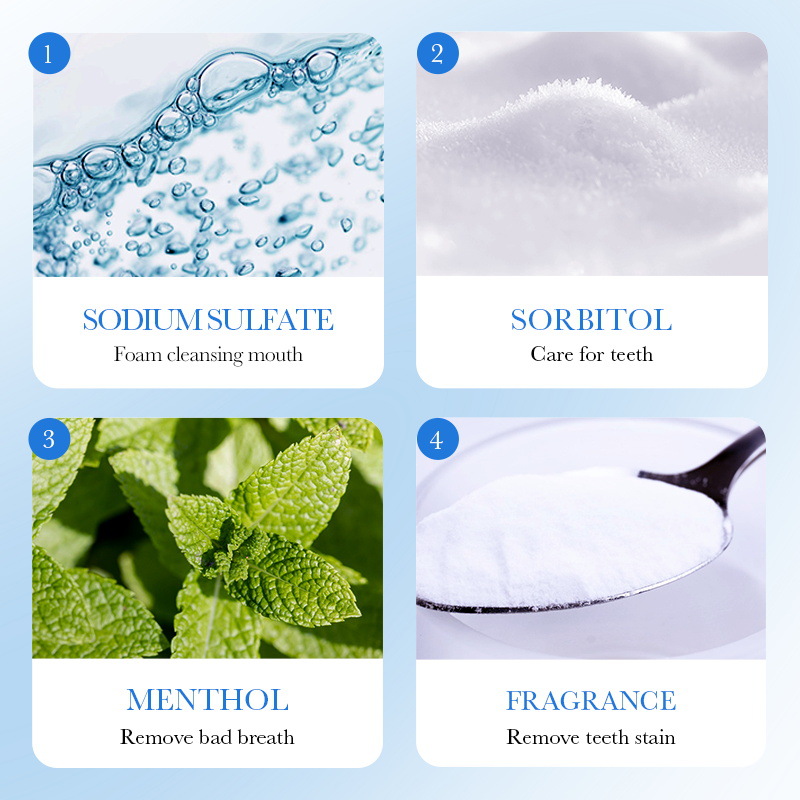 SADOER coconut Fruit Extract Mouthwash for cleaning teeth and refreshing the mouth, cross-border export wholesale Specification drawing