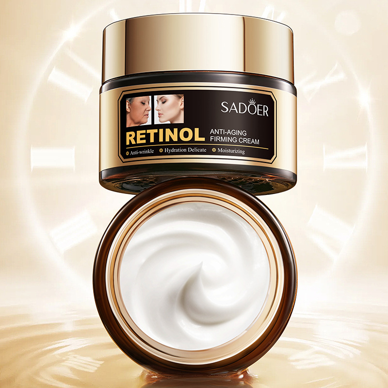 Full English SADOER Retinol Anti-aging Firming skin Care set, face cream and eye cream, cross-border export wholesale Item Picture