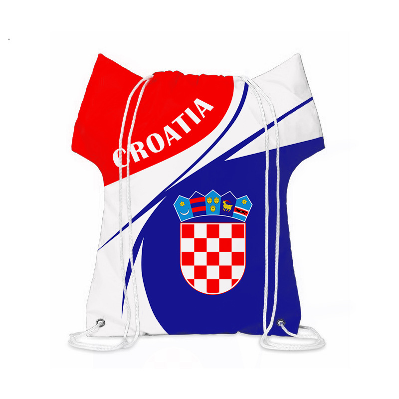 Chuangdong Flag US, Canada and Mexico World Cup football team training shoes, bags for storage, drawstring drawstring backpacks, fan supplies backpacks Specification image