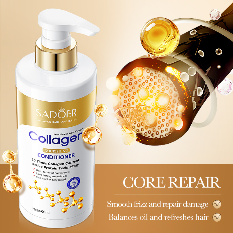 SADOER Bone Collagen Nourishing and Smoothing Hair Conditioner for Hair Care Cross-border export wholesale Item Picture
