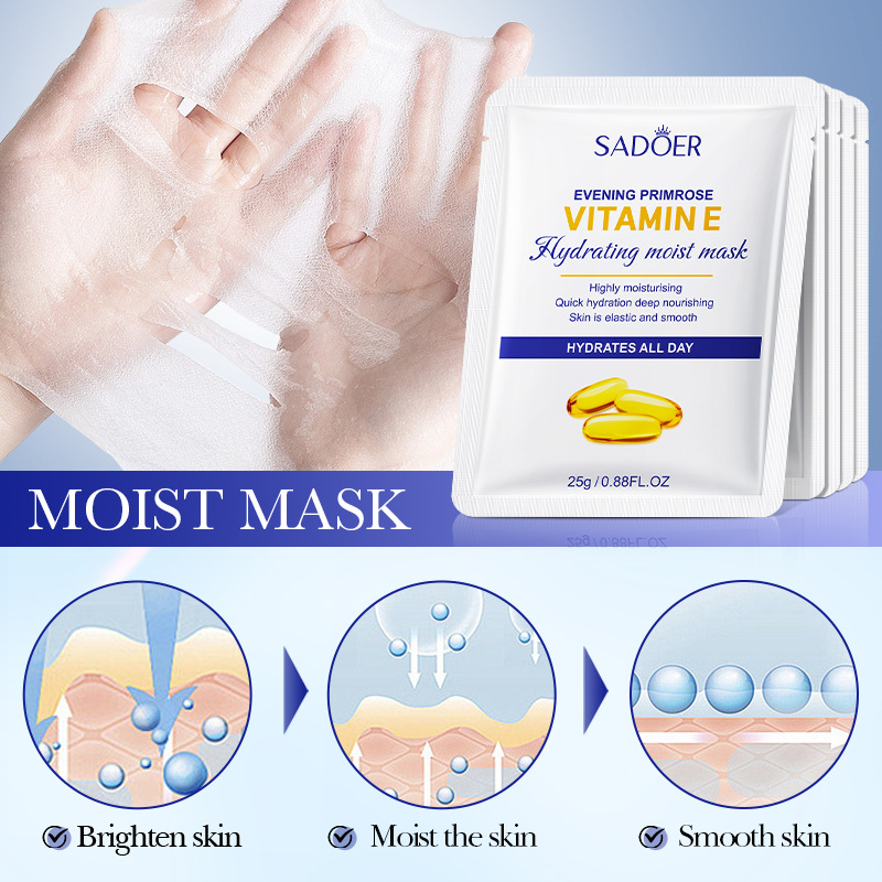 SADOER Evening primrose Vitamin E High Moisturizing Hydrating Mask Cross-border export wholesale Application Scenario