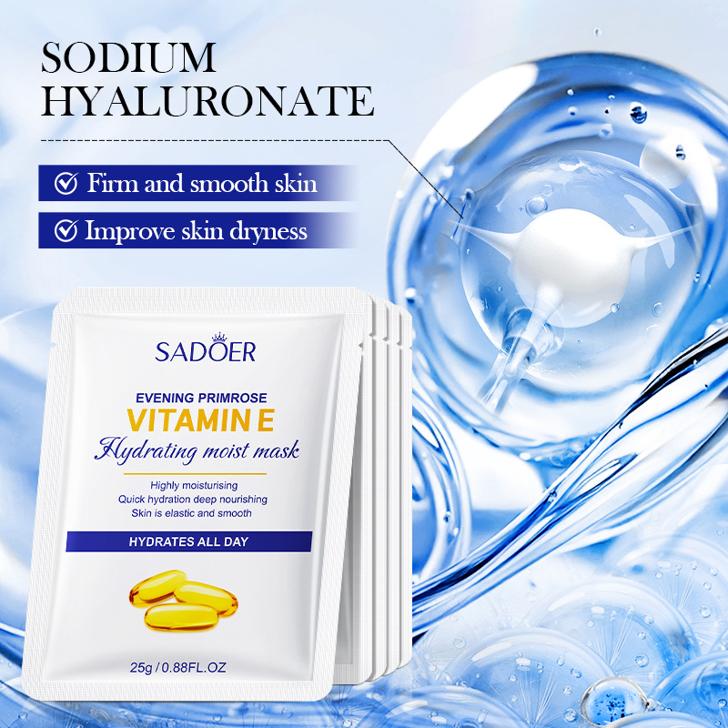 SADOER Evening primrose Vitamin E High Moisturizing Hydrating Mask Cross-border export wholesale Specification drawing