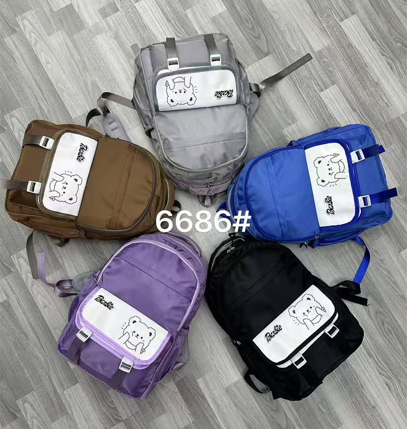 Wholesale of schoolbags for primary school students, backpacks for boys and girls, waterproof backpacks for grades 3-6, schoolbags for junior high school students, children's schoolbags, schoolbags for junior high school students LL6686 full figure