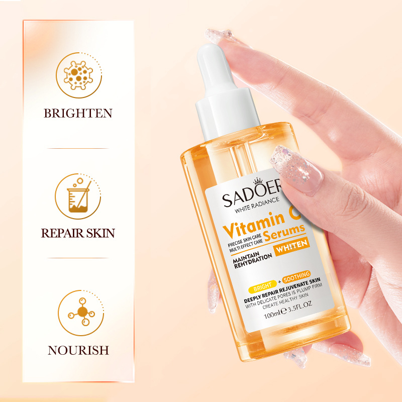 Cross-border wholesale of SADOER vitamin C essence for hydrating and shrinking pores in full English details Picture