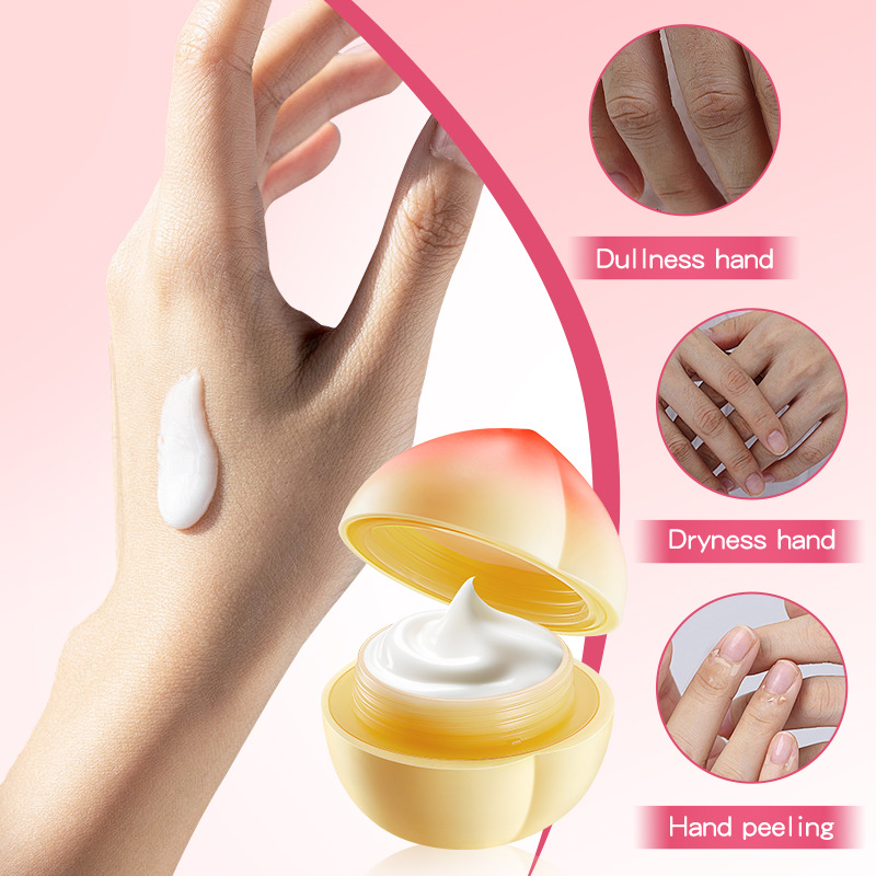 SADOER Peach Vaseline Hydrating and Nourishing Hand Cream for Autumn and Winter cross-border export wholesale details Picture