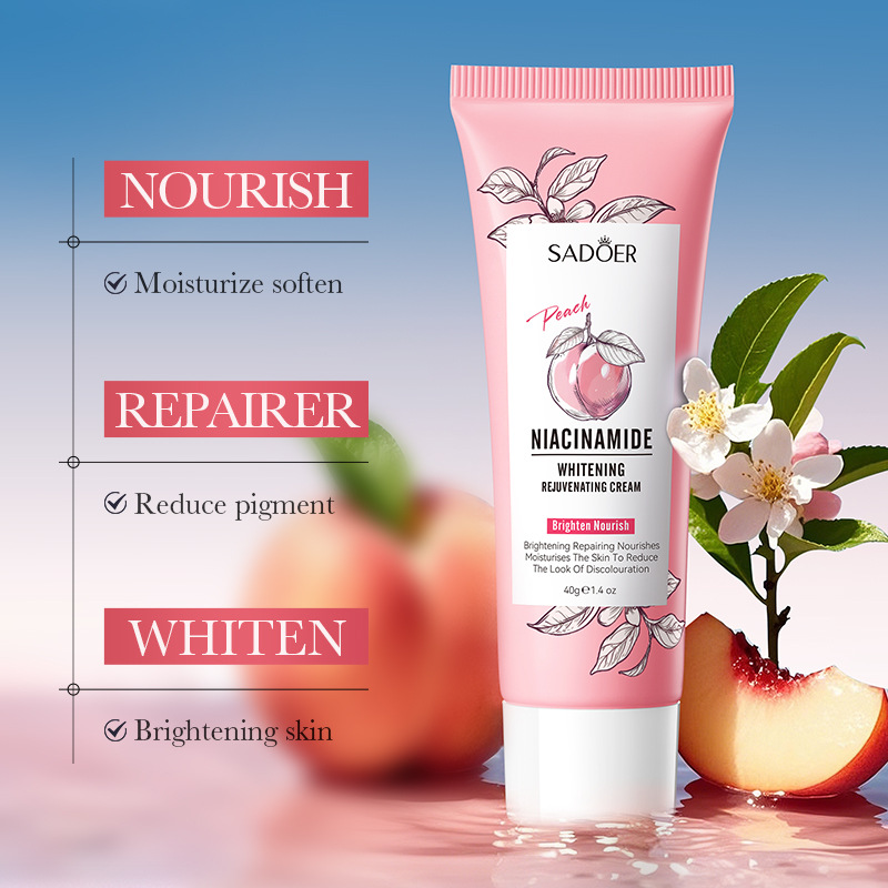 Cross-border export wholesale of SADOER Peach Nicotinamide Whitening and Moisturizing Body Lotion details Picture