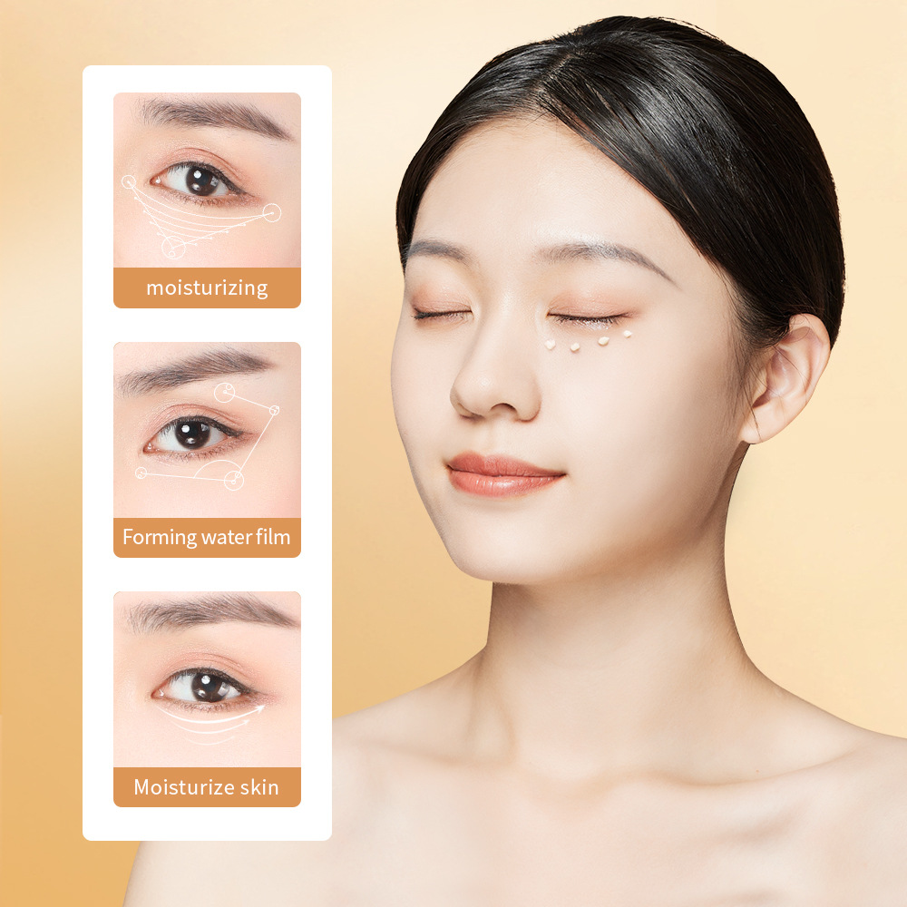 SADOER Snail Eye Cream in Full English hydrates, moisturizes and nourishes the eye area, improving dryness. Cross-border export wholesale Specification drawing