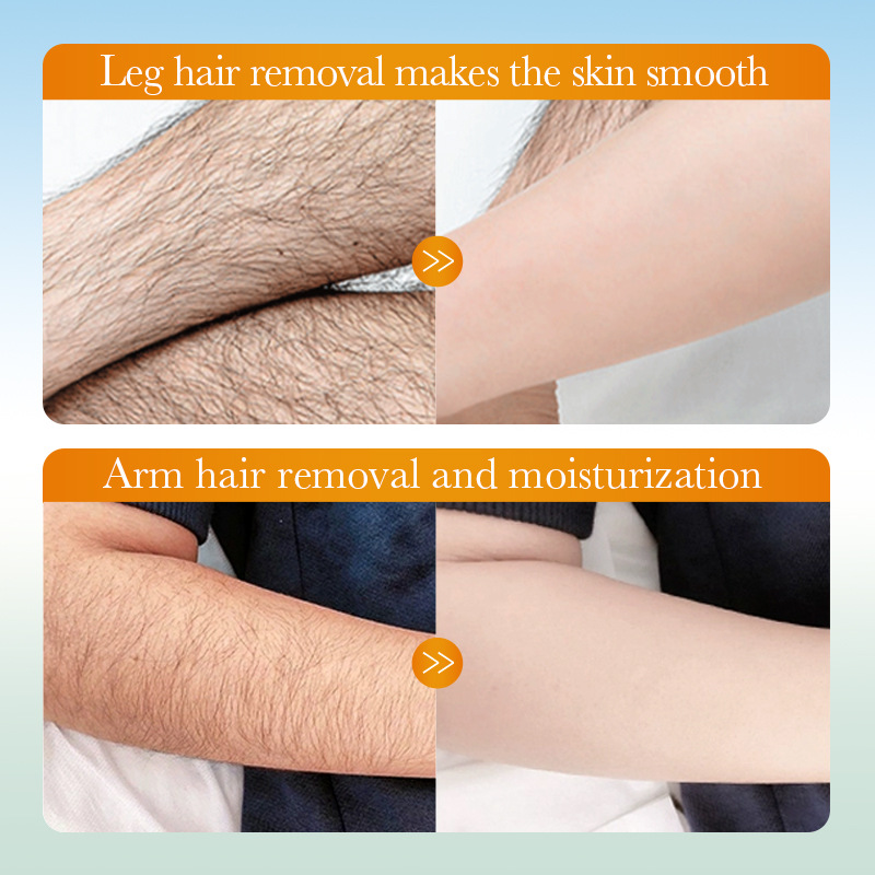 Full English BIOAOUA Aloe Vera Gentle Hair Removal Care 2-piece Set for Underarm Hair removal Cream Cross-border export wholesale Application Scenario