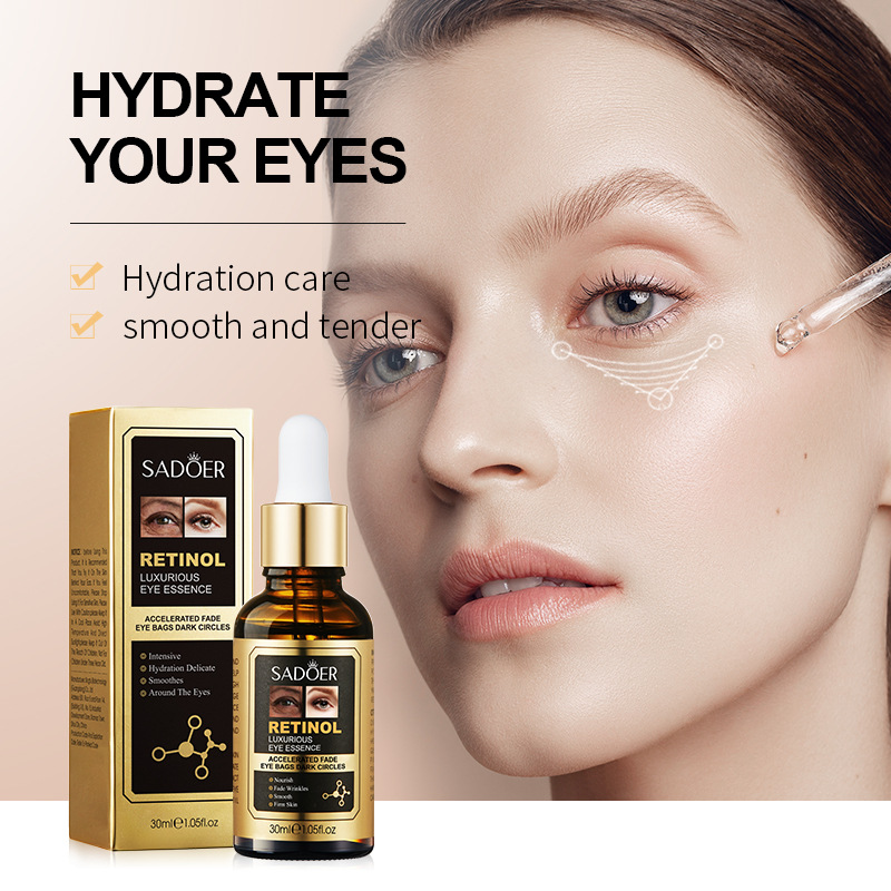 Full English SADOER Retinol Anti-aging Firming skin Care set, face cream and eye cream, cross-border export wholesale Specification drawing