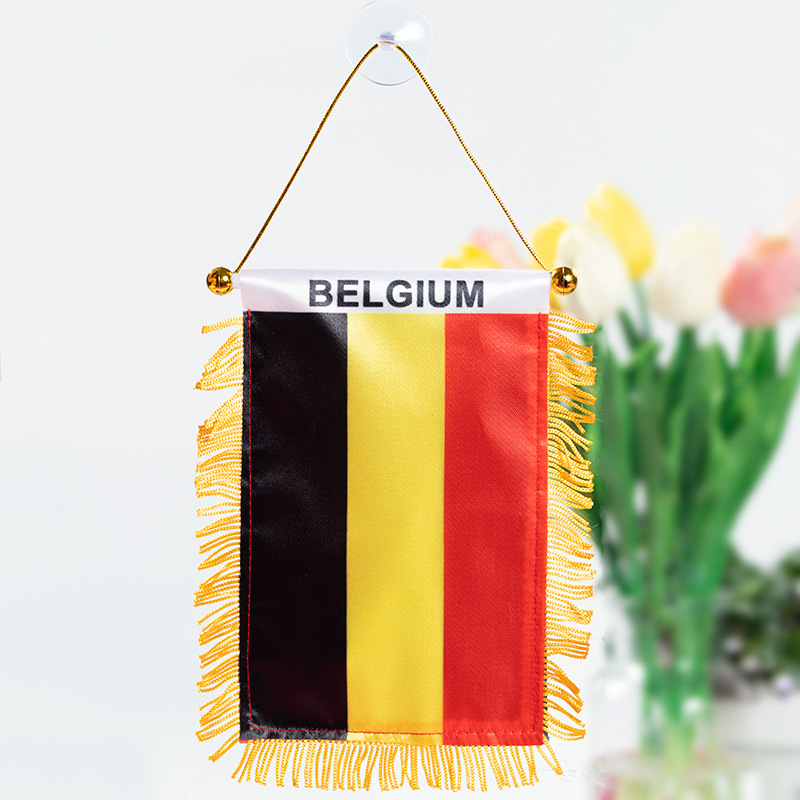 The Chuangdong flag, the national flag of the fans of the World Cup in the United States, Canada and Mexico, the Siding flag, the car rearview mirror suction cup pendant, the tassel mini small flag pic 22