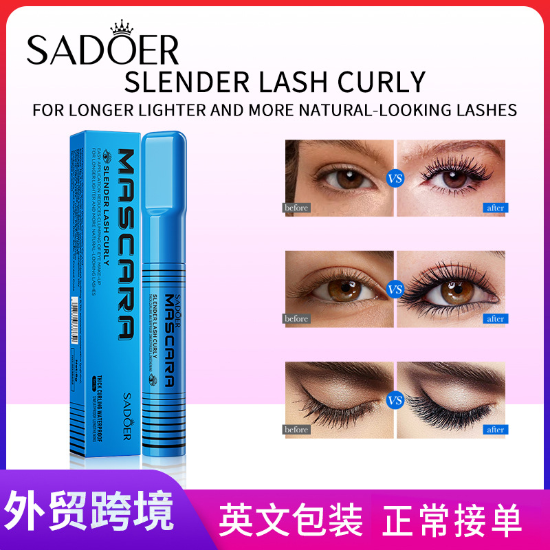 Full English SADOER curling and lengthening mascara, styling mascara, makeup mascara cross-border export wholesale full figure