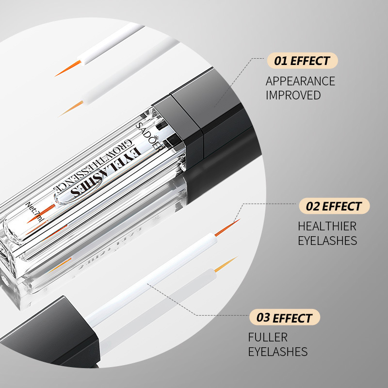 All-english SADOER mascara moisturizes, darkens and curls eyelashes, making eyebrows naturally beautiful. Cross-border wholesale of mascara Application Scenario