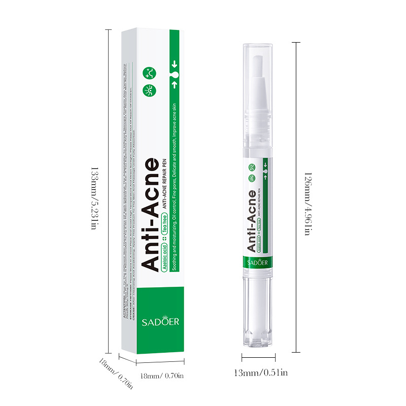 All-english SADOER acne Pen for improving acne-prone skin student acne moisturizing Essence cross-border export wholesale Item Picture