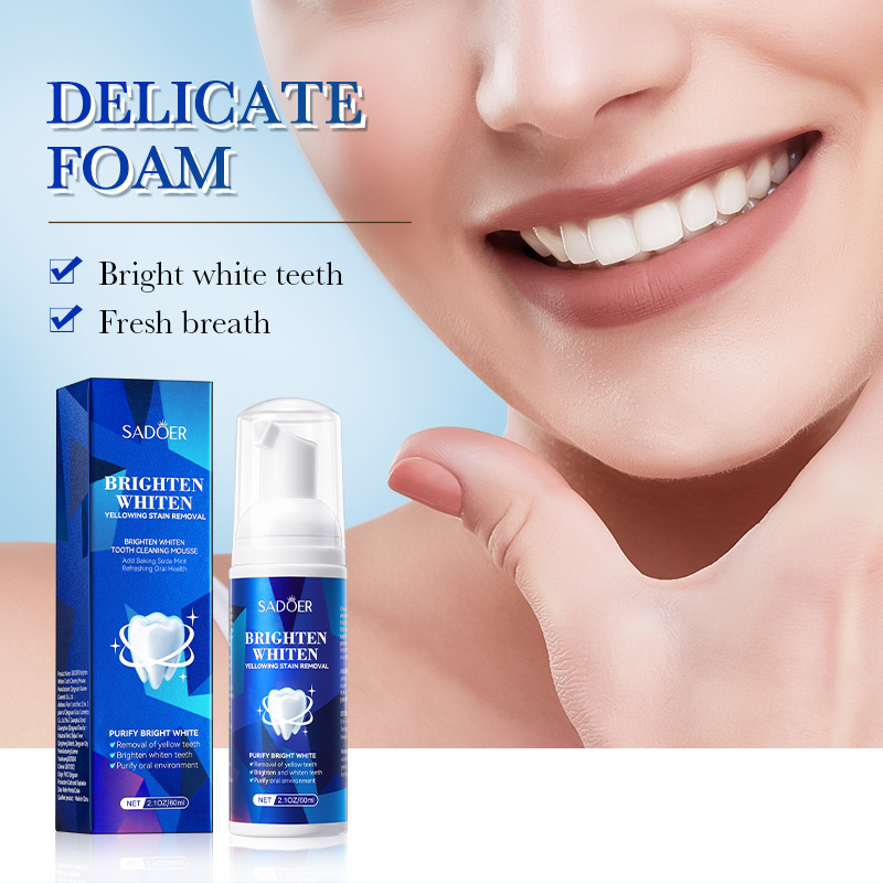 All-english SADOER Whitening Tooth Powder, deep oral cleaning tooth powder, whitening and teeth cleaning Tooth powder, cross-border export wholesale Specification drawing