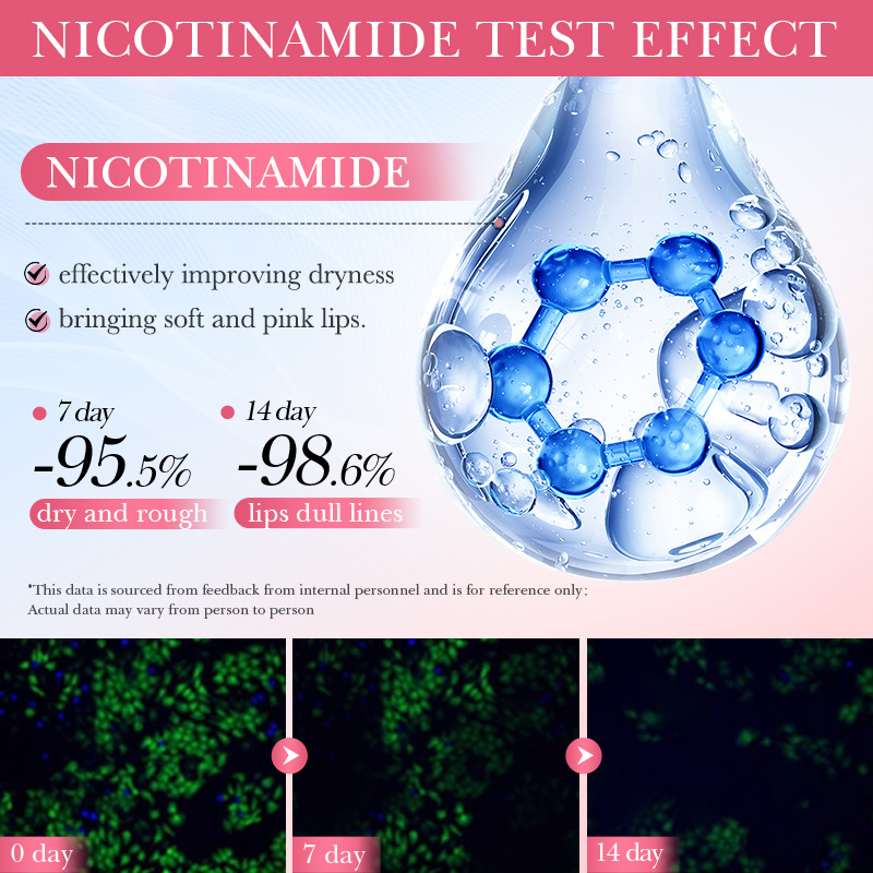 Full English SADoer 5x Niacinamide Powder Moisturizing Lip Mask Anti-Cracking Hydrating Lipstick Cross-border export wholesale details Picture