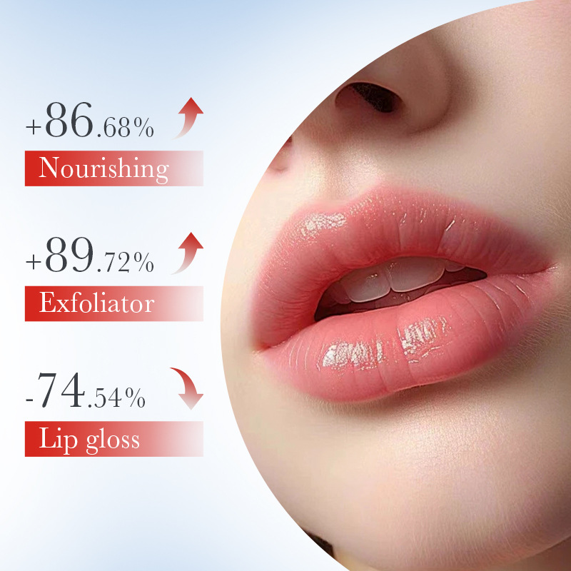 Full English SADOER Strawberry Lip Scrub Autumn and Winter Moisturizing Lip Balm Cross-border export wholesale Application Scenario