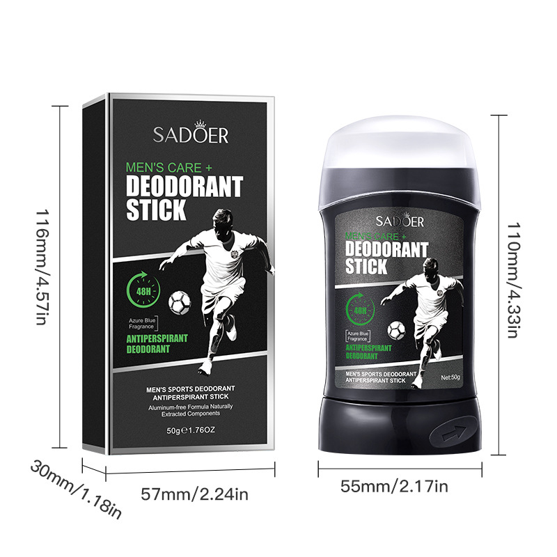 All-english SADOER men's lingering Fragrance Antiperspirant Sticks, summer non-sticky antiperspirant sticks, cross-border export wholesale Item Picture