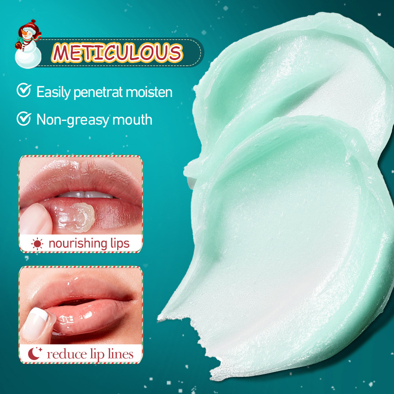 Full English SADOER Christmas Repair Nourishing Lip Balm Set, Anti-Cracking Lip Balm cross-border export wholesale Application Scenario