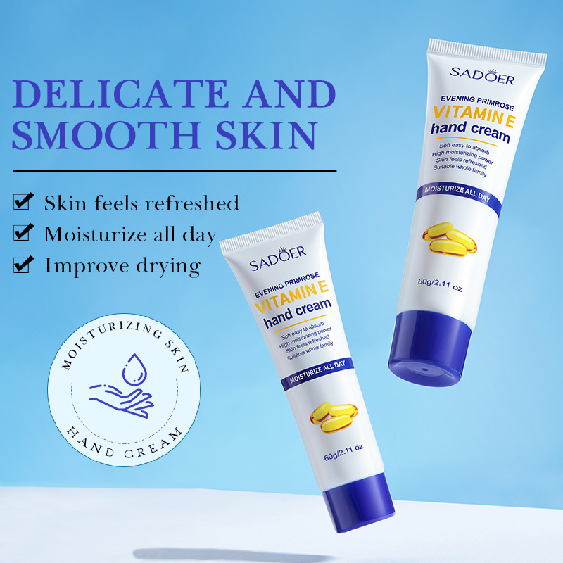 SADOER Evening primrose Vitamin E Hand Cream, hydrating and anti-cracking hand cream, cross-border export wholesale Specification drawing