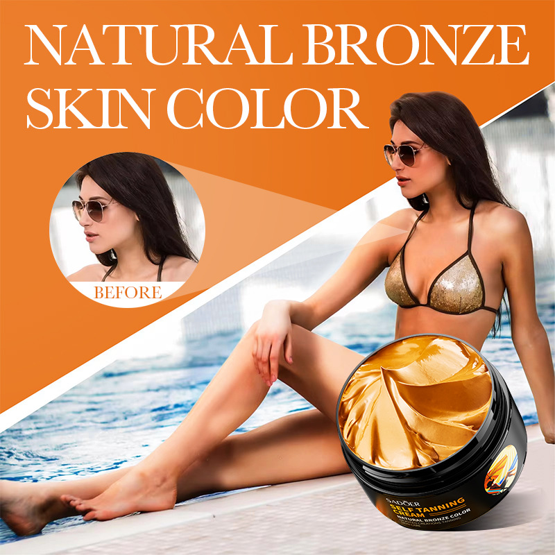 Cross-border wholesale of SADOER tanning cream, moisturizing and hydrating, bronzing tanning lotion and body lotion Item Picture