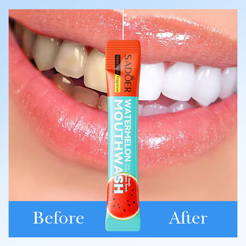 All-english SADOER watermelon and fruit Extract Mouthwash for cleaning teeth and refreshing the mouth cross-border export wholesale Item Picture