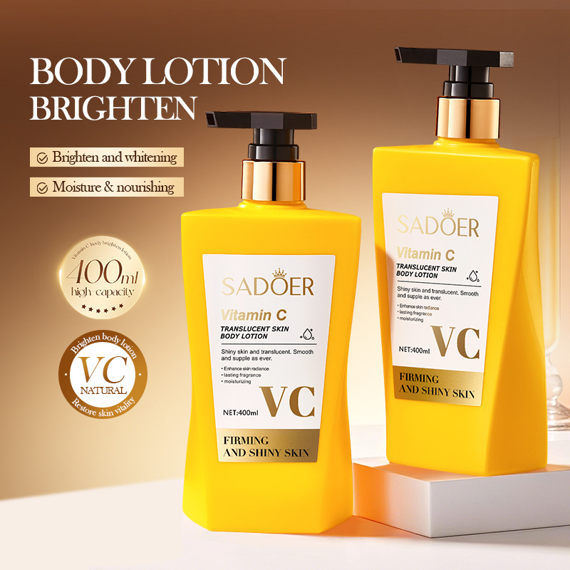 Cross-border wholesale of SADOER Vitamin C Brightening Body Lotion and Moisturizing Body Lotion details Picture