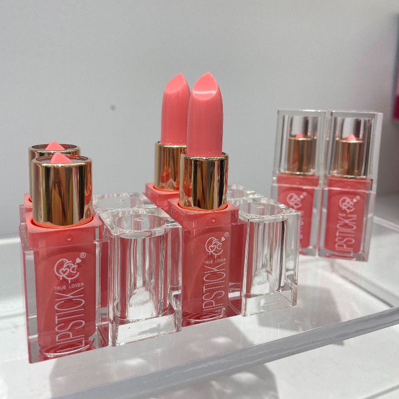 LIPSTICK Lip Color lipstick Light color transparent Pink T ransparent Pink lipstick Specification image