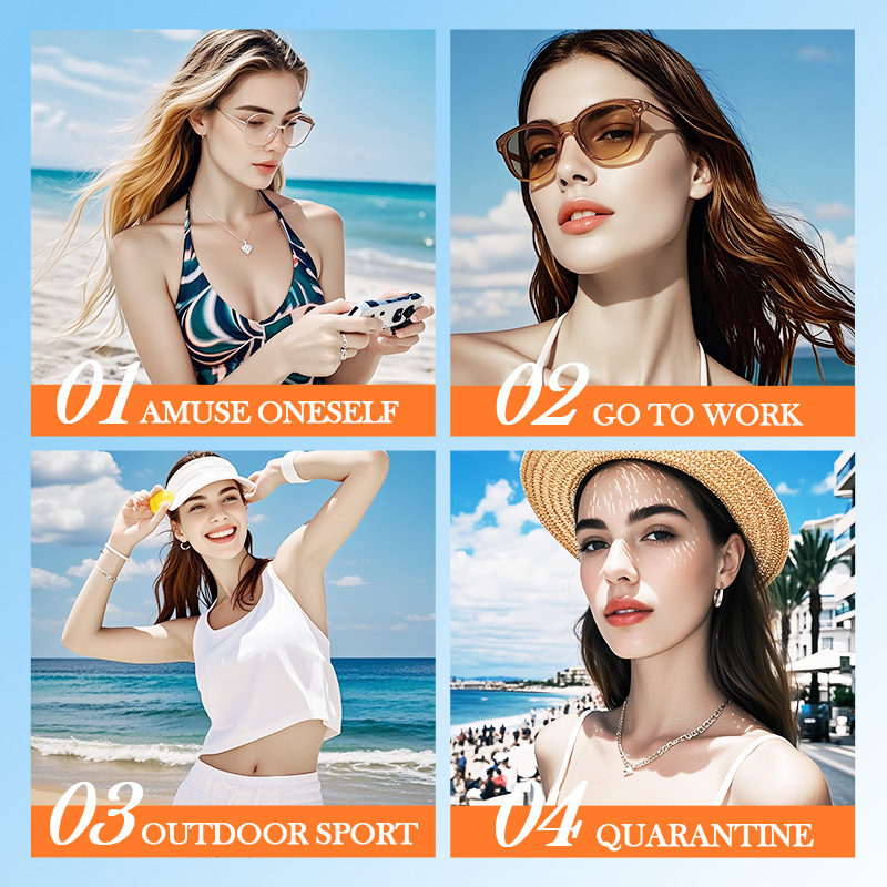 Cross-border export wholesale of SADOER Rice Moisturizing, Clearing and Whitening Sunscreen Lotion and UV Protection Sunscreen in full English Application Scenario