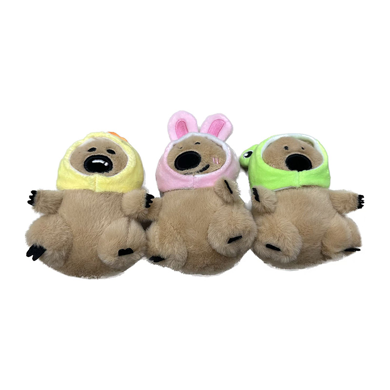Plush Toys, Hat-Wearing Bears, Persimmon Bears, Cultural And Creative Souvenirs, Anthropomorphic Creative Dolls, Cartoon Peripheral Pendants, Plush Toy Pendants, Keychains, Cloth Puppet Pendants, Cute Decorative Gifts, Claw Machine Factory Direct Sales Item Picture