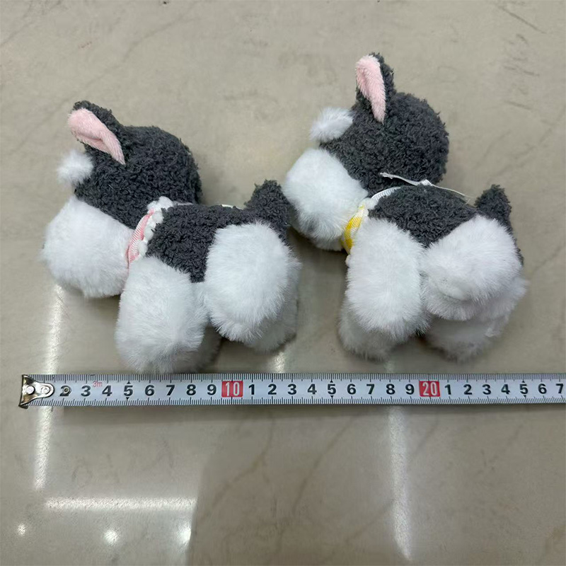 Schnauzer Plush Toys, Animal Dogs, Anthropomorphic Creative Dolls, Cartoon Accessories, Plush Figurines, Keychains, Cloth Dolls, Cute Decorative Gifts, Claw Machine Factory Direct Sales Specification drawing