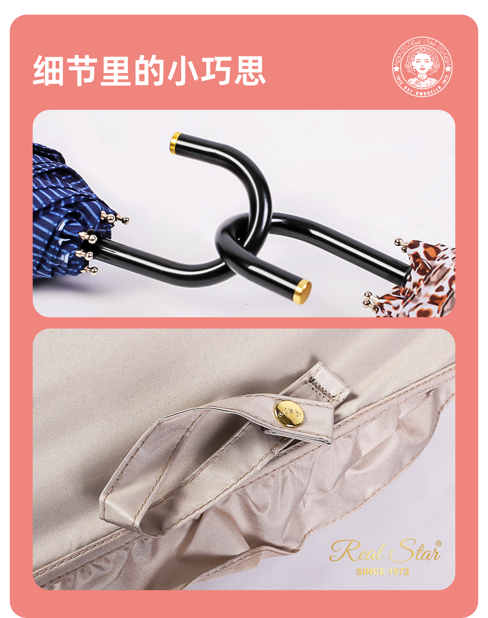 Wholesale of Xingbao Umbrella 3195 Japanese skirted umbrella, black rubber UV-resistant umbrella, three-fold umbrella, small curved hook handle all-weather umbrella pic 14