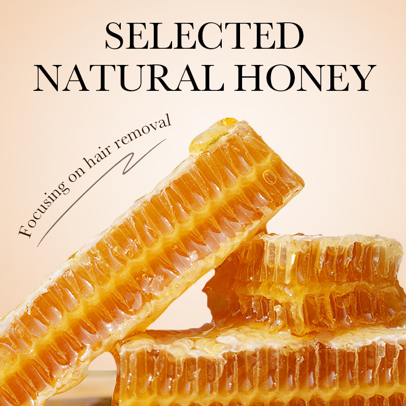 Cross-border export wholesale of SADOER honey aloe rose Double-sided hair removal wax Paper Whitening Hair Removal Cream Item Picture