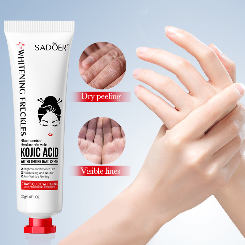 Full English SADOER Sour Whitening and moisturizing Hand Cream for autumn and winter, cross-border export wholesale Application Scenario