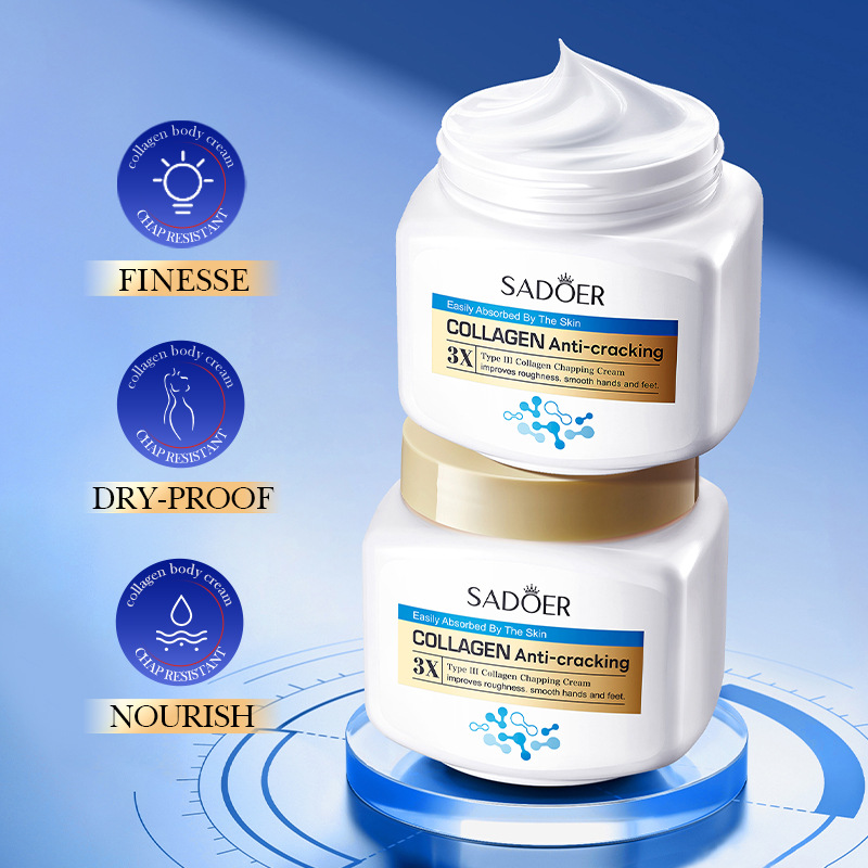 Cross-border wholesale of SADOER Type III collagen anti-cracking Body Cream and Moisturizing body lotion in English details Picture